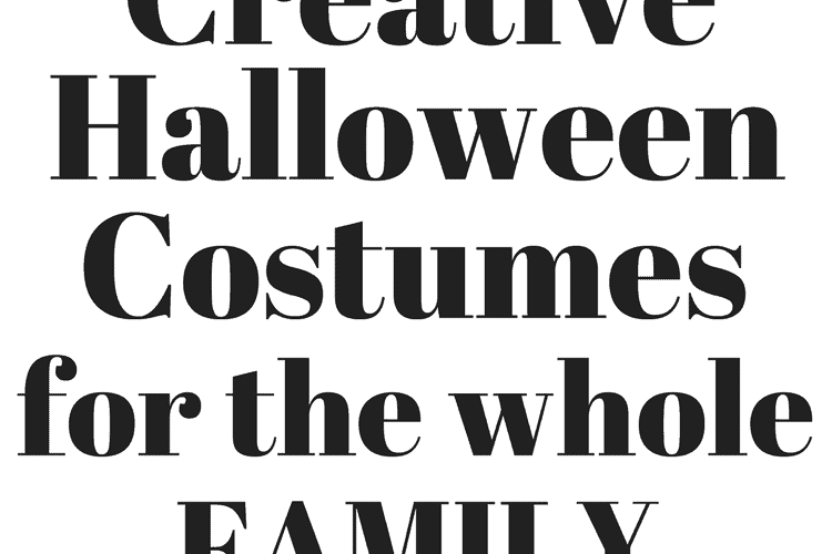 halloween costume ideas for the family