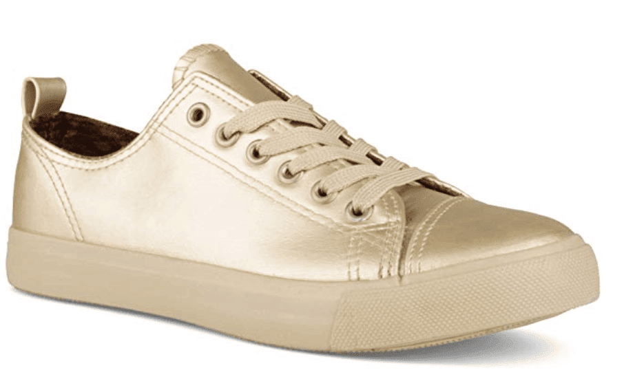 fall fashion must haves metallic sneakers
